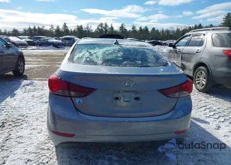 2016 Hyundai Elantra Se from USA, damaged, VIN 5NPDH4AE3GH785753